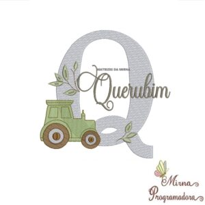 Matriz de Bordado Nome Querubim