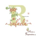 Matriz de Bordado - Nome Rafaela