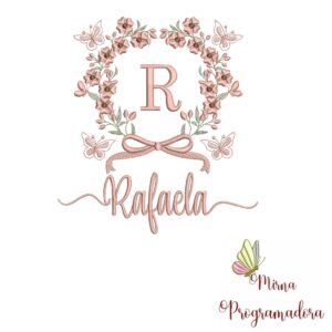 Matriz de Bordado Nome Rafaela