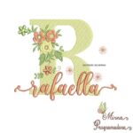 Matriz de Bordado - Nome Rafaella