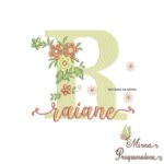 Matriz de Bordado - Nome Raiane