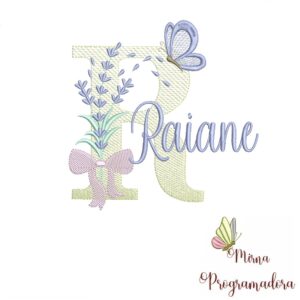 Matriz de Bordado - Nome Raiane