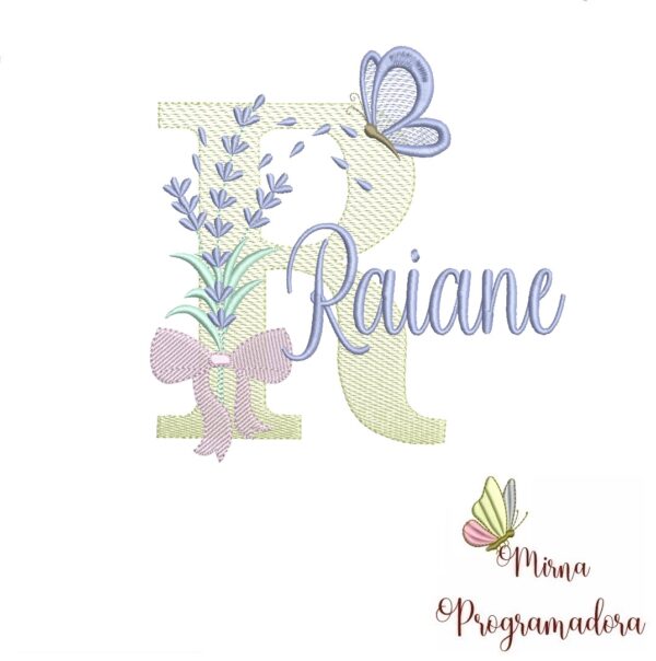 Matriz de Bordado - Nome Raiane