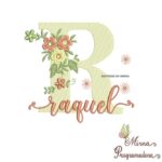 Matriz de Bordado - Nome Raquel