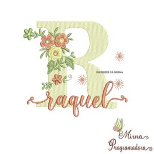 Matriz de Bordado - Nome Raquel