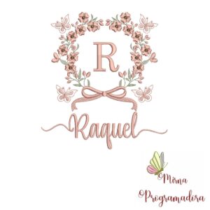 Matriz de Bordado Nome Raquel
