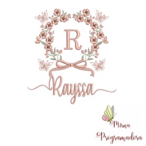 Matriz de Bordado Nome Rayssa