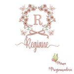 Matriz de Bordado Nome Regiane