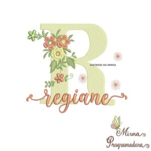 Matriz de Bordado - Nome Regiane