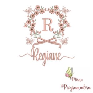Matriz de Bordado Nome Regiane