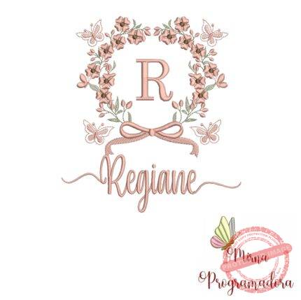 Matriz de Bordado Nome Regiane