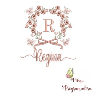 Matriz de Bordado Nome Regina
