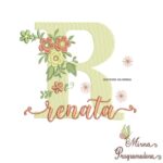 Matriz de Bordado - Nome Renata