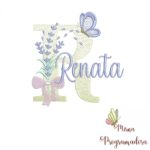 Matriz de Bordado - Nome Renata