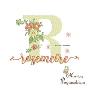Matriz de Bordado - Nome Rosemeire