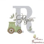 Matriz de Bordado Nome Ryan