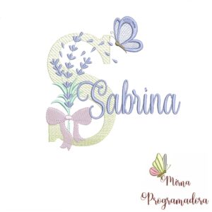 Matriz de Bordado - Nome Sabrina