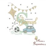 Matriz de Bordado Nome Samuel