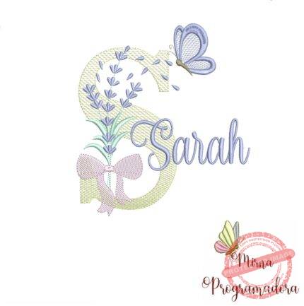 Matriz de Bordado - Nome Sarah