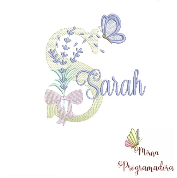 Matriz de Bordado - Nome Sarah