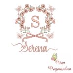 Matriz de Bordado Nome Serena