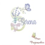 Matriz de Bordado - Nome Serena