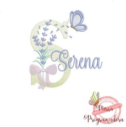 Matriz de Bordado - Nome Serena