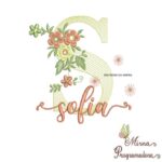 Matriz de Bordado - Nome Sofia