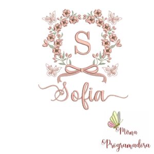Matriz de Bordado Nome Sofia