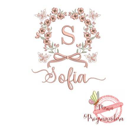 Matriz de Bordado Nome Sofia