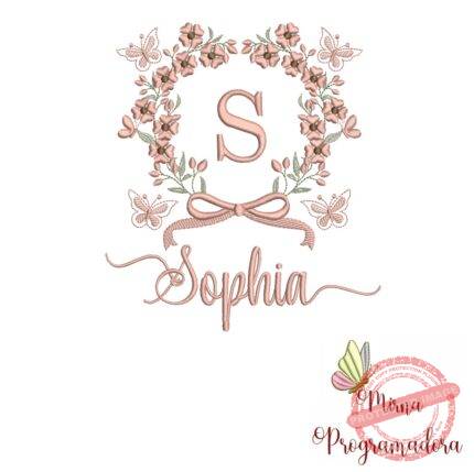Matriz de Bordado Nome Sophia