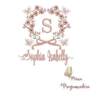 Matriz de Bordado Nome Sophia Isabelly