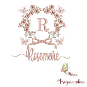Matriz de Bordado Nome Rosemeire