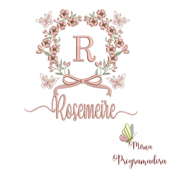 Matriz de Bordado Nome Rosemeire