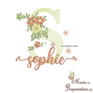Matriz de Bordado - Nome Sophie