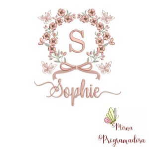 Matriz de Bordado Nome Sophie
