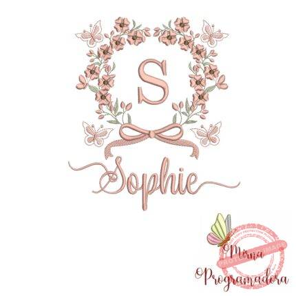 Matriz de Bordado Nome Sophie