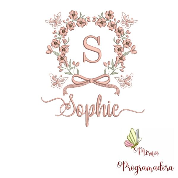 Matriz de Bordado Nome Sophie