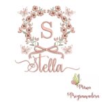 Matriz de Bordado Nome Stella