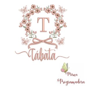 Matriz de Bordado Nome Tábata