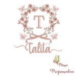 Matriz de Bordado Nome Talita
