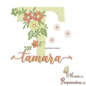 Matriz de Bordado - Nome Tamara