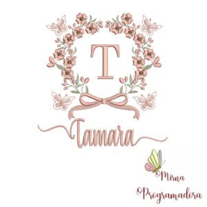 Matriz de Bordado Nome Tamara