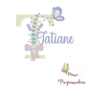 Matriz de Bordado - Nome Tatiane