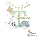Matriz de Bordado Nome Teodoro