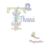Matriz de Bordado - Nome Thainá