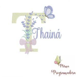 Matriz de Bordado - Nome Thainá