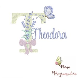 Matriz de Bordado - Nome Theodora