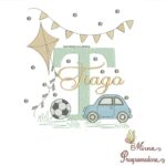 Matriz de Bordado Nome Tiago