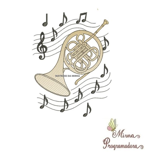Matriz de Bordado Coleção Instrumentos Musicais / Coleção Calices / Coleção Nomes Moldura Ursinhos - Imagem 20